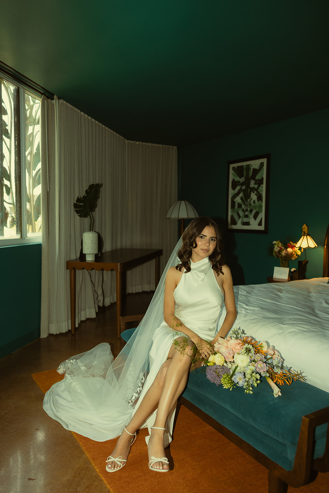 Editorial Bridal portraits Miami Florida Mayfair Hotel