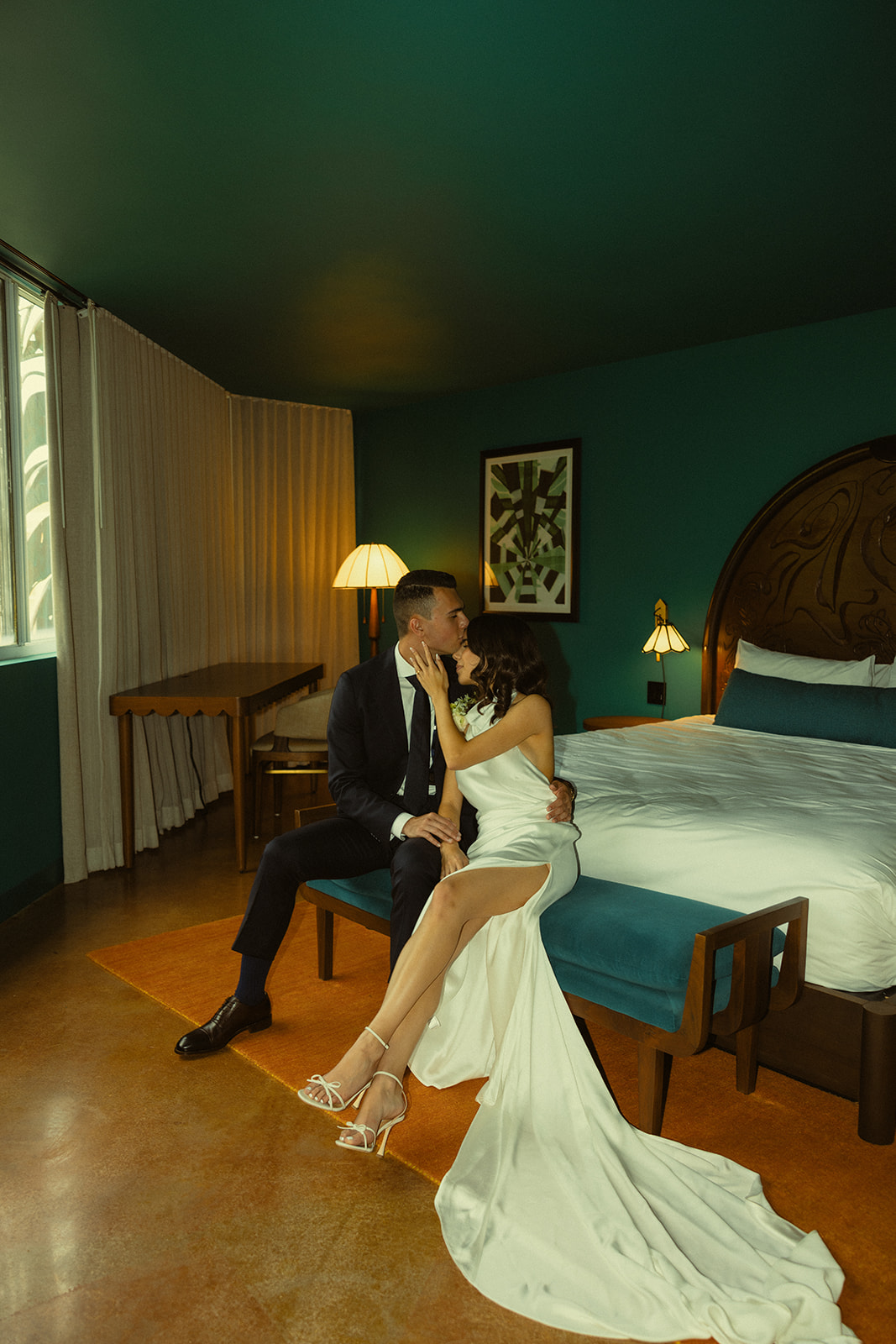 Bride and Groom Wedding Portraits at Mayfair Hotel & Garden Coconut Grove