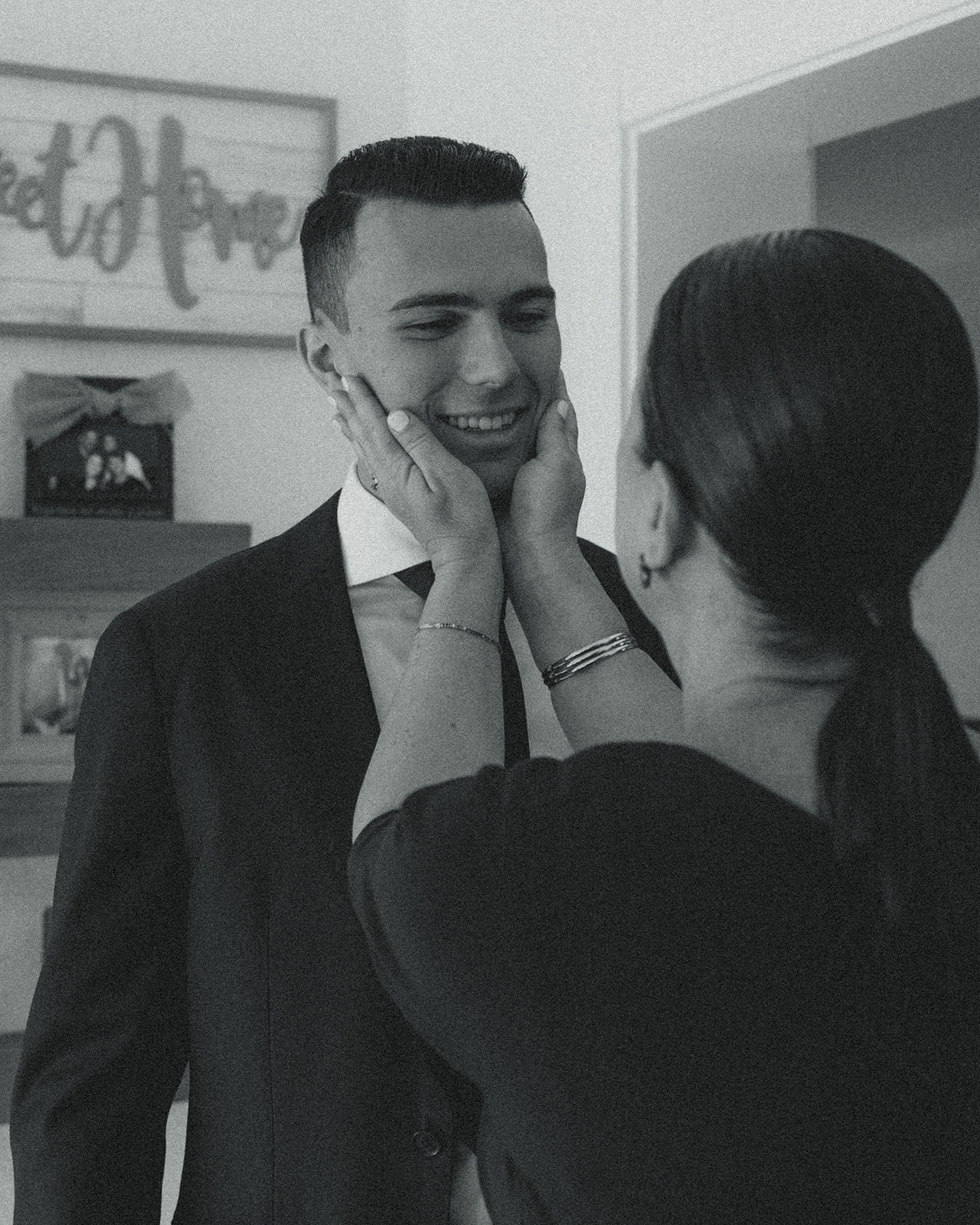 Documentary Groom Getting Ready Miami Florida