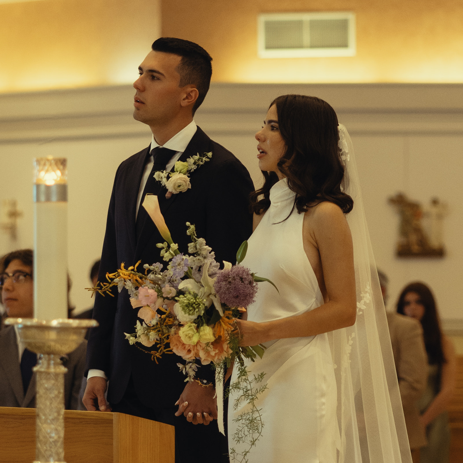 Documentary Wedding Church Ceremony Miami Wedding Photographer