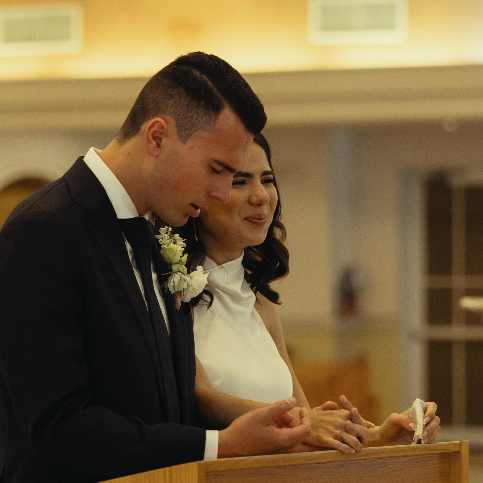 Documentary Wedding Catholic Church Ceremony Miami Wedding Photographer