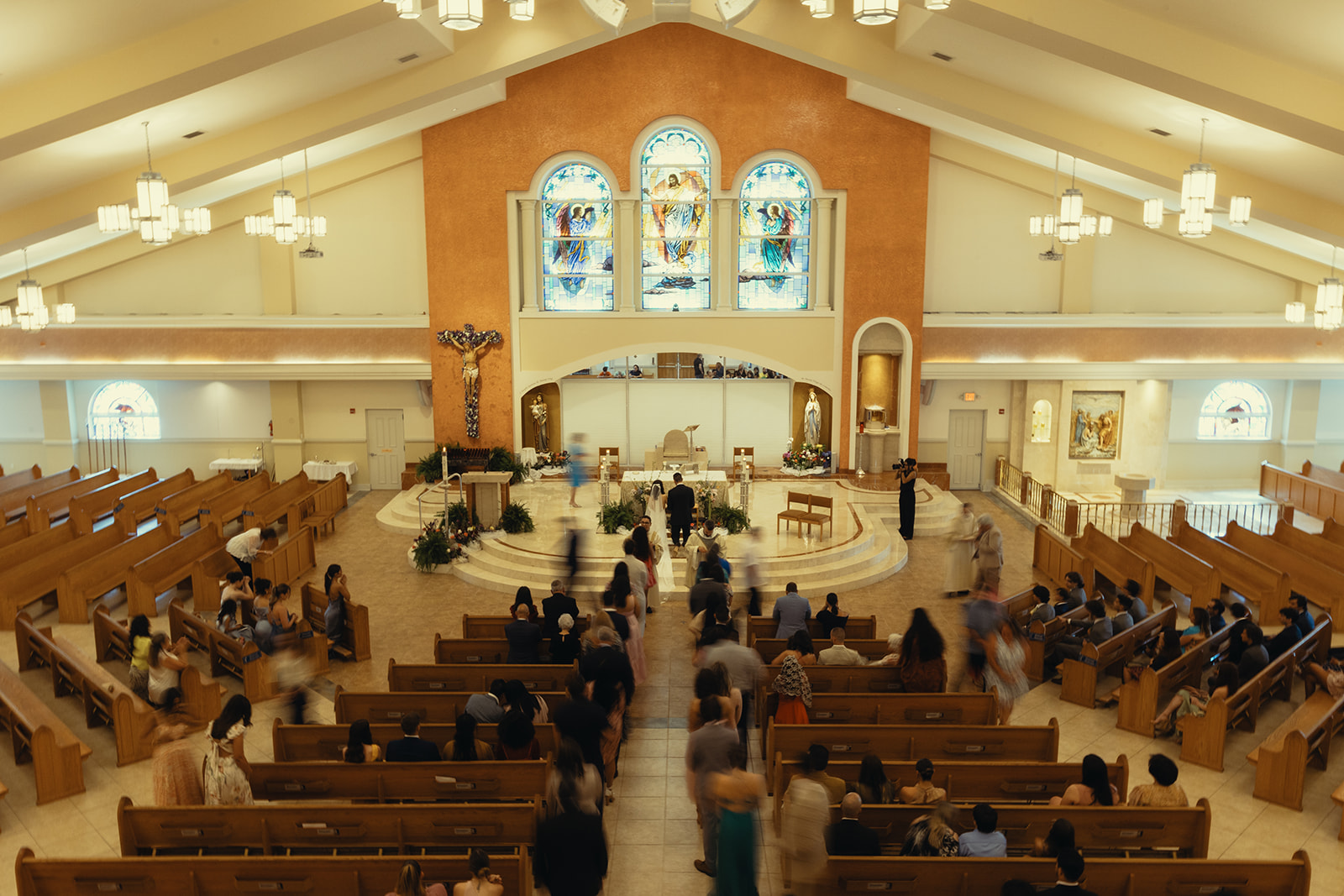 Documentary Wedding Catholic Church Ceremony Miami Wedding Photographer