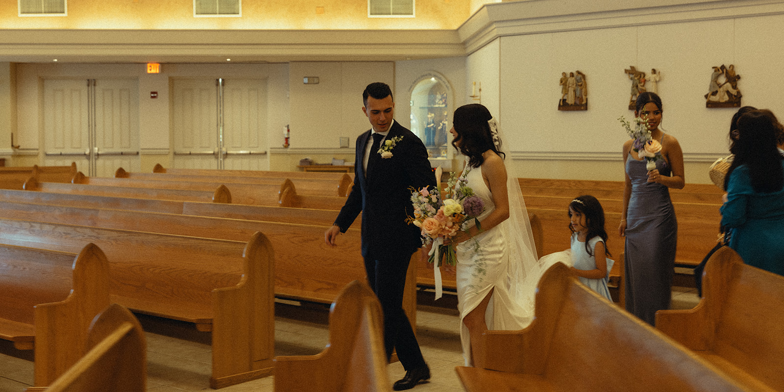 Documentary Wedding Catholic Church Ceremony Miami Wedding Photographer