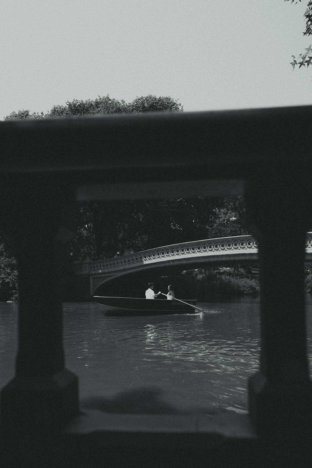 Documentary Vintage Black and White Canoe Central Park Pictures New York City