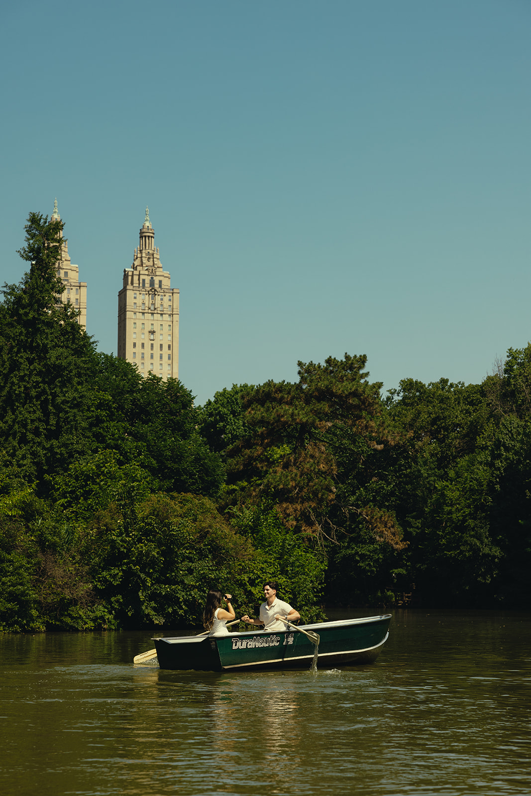 New York City Central Park Central Park Canoe Couples Session