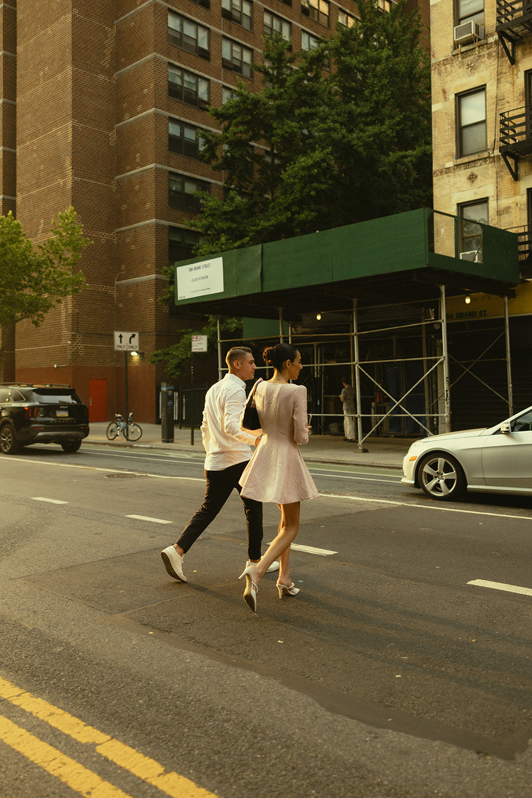 New York City Engagement Photos Candid Documentary Style