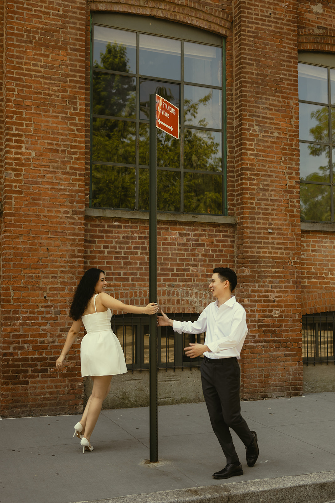 Candid Dumbo Brooklyn Engagement Photos in NYC, New York Wedding Photographer