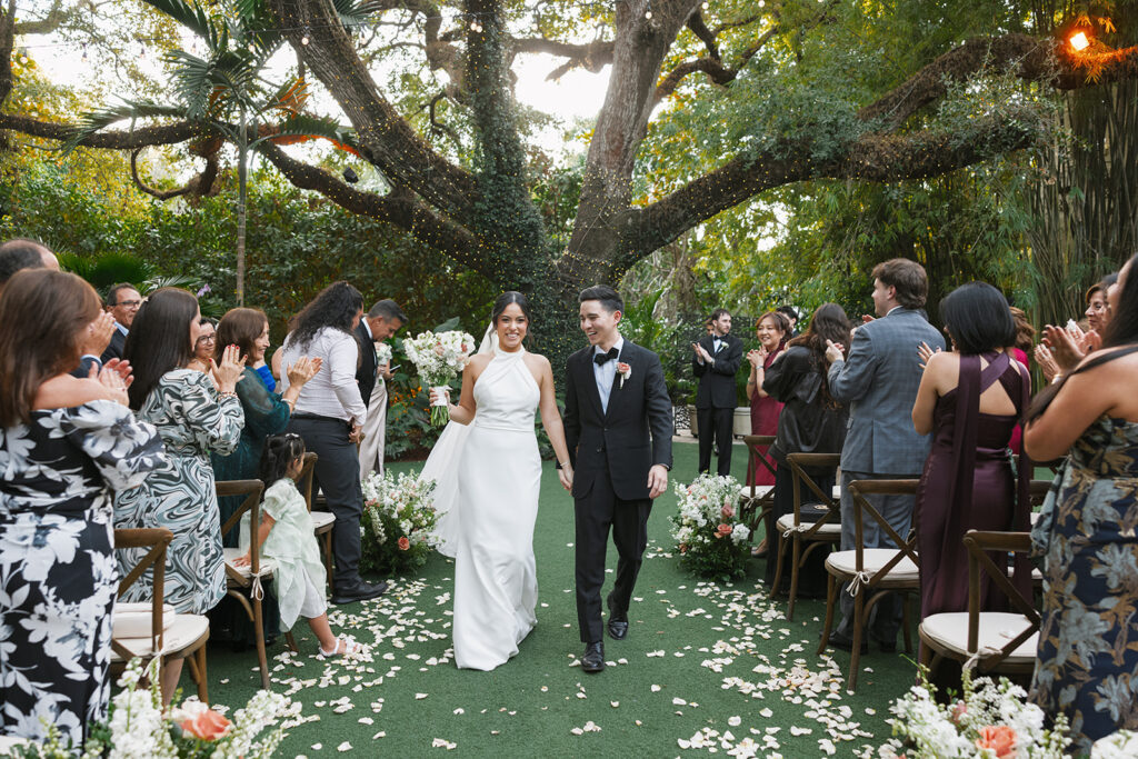 Villa Woodbine Oak Tree Wedding Ceremony