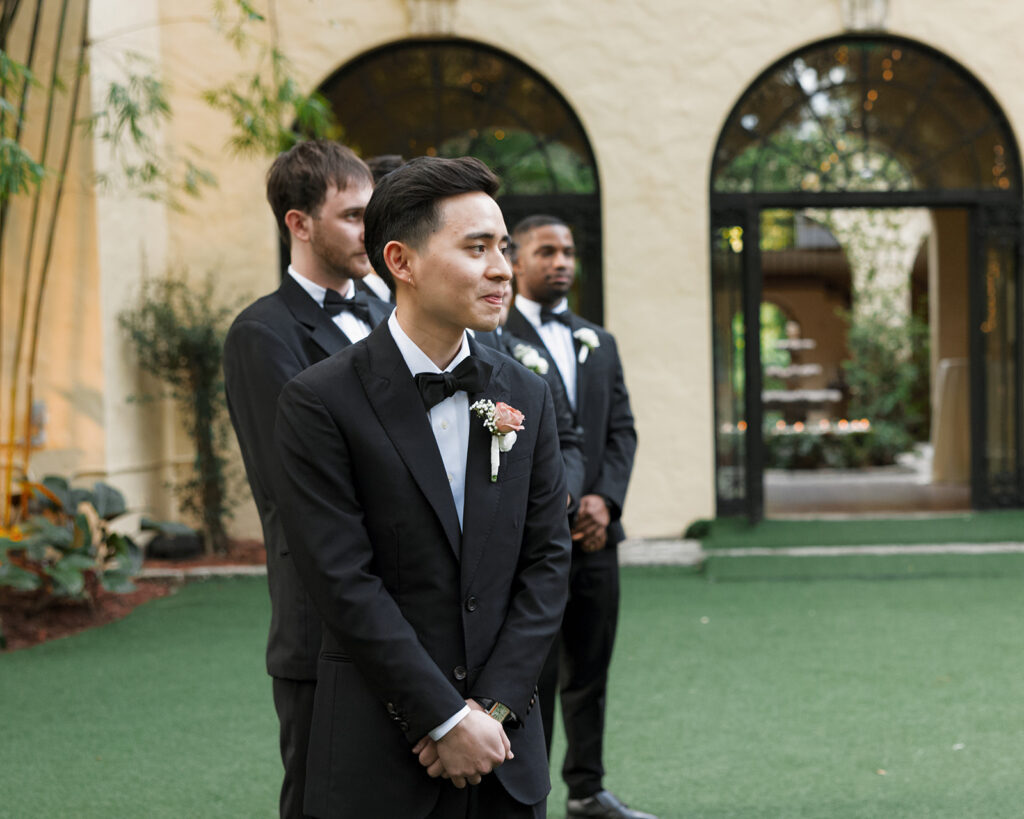 Villa Woodbine Oak Tree Wedding Ceremony