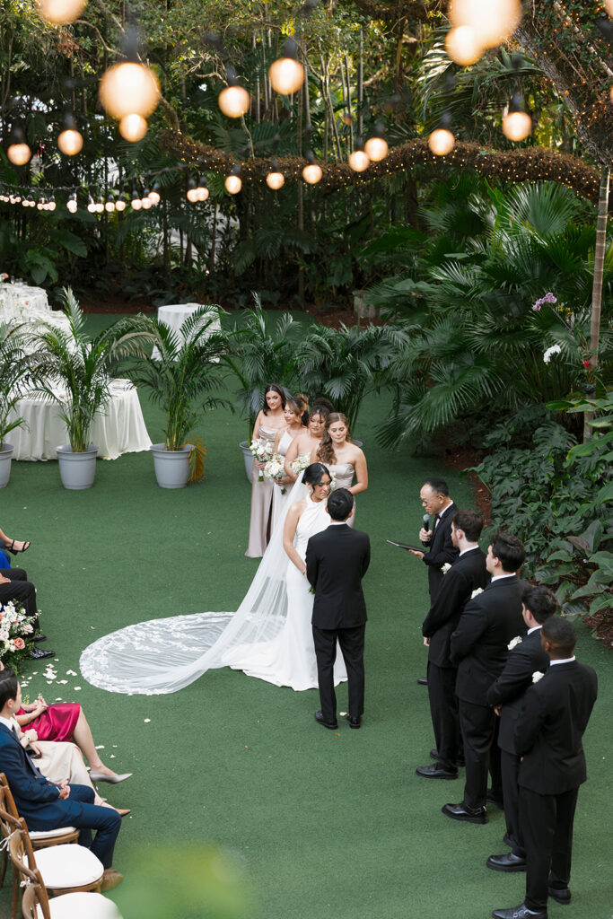 Villa Woodbine Oak Tree Wedding Ceremony