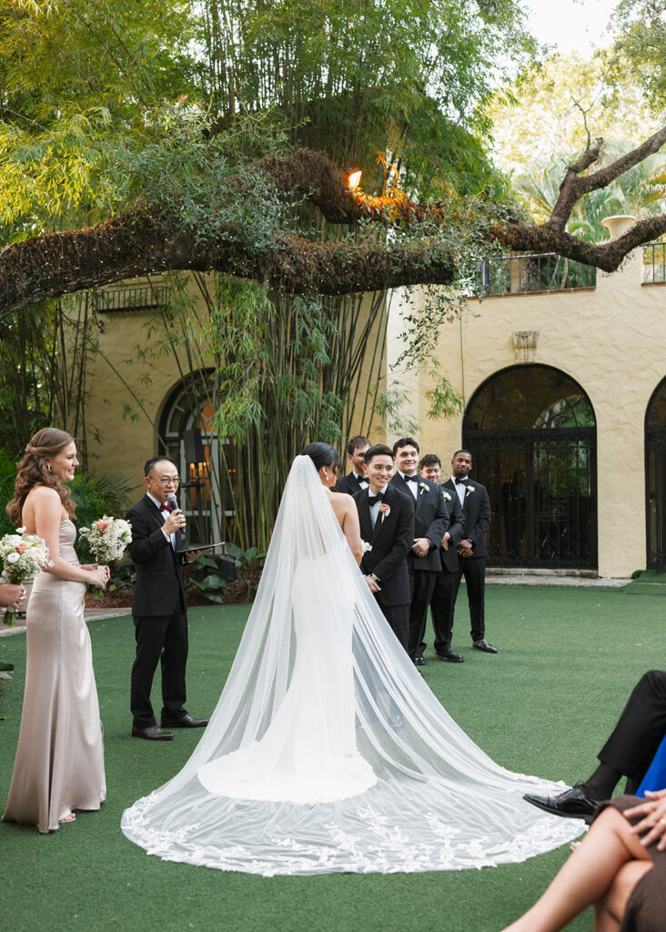 Villa Woodbine Oak Tree Wedding Ceremony