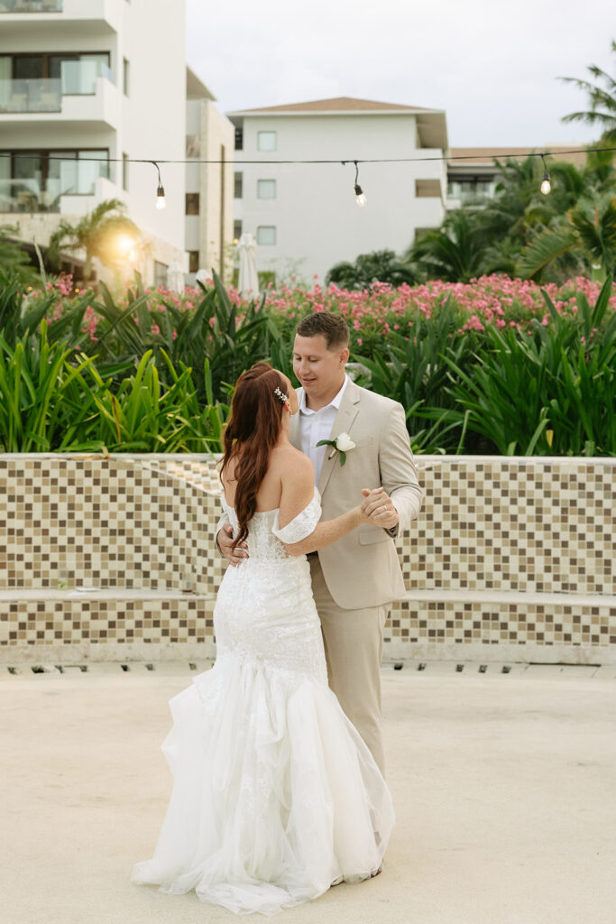 Wedding Reception at Dreams Playa Mujeres Mexico