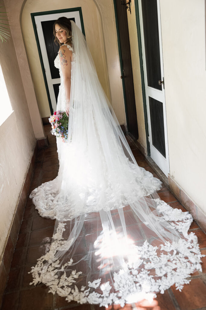 Bride Portraits Villa Woodbine Wedding Miami Florida