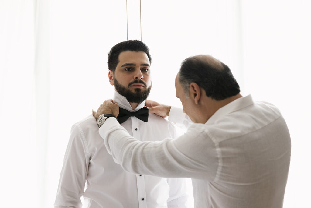 The Ritz Carlton Coconut Grove Wedding Groom Getting Ready Miami Florida