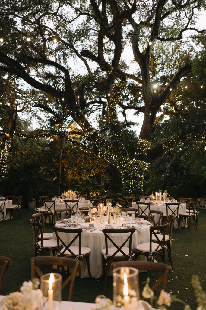 Villa Woodbine Candlelit Wedding Dinner