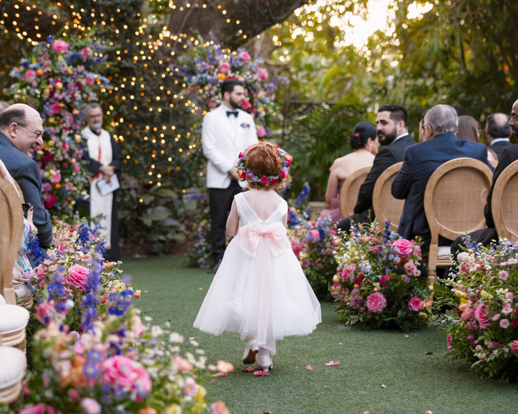 Villa Woodbine Oak Tree Wedding Ceremony