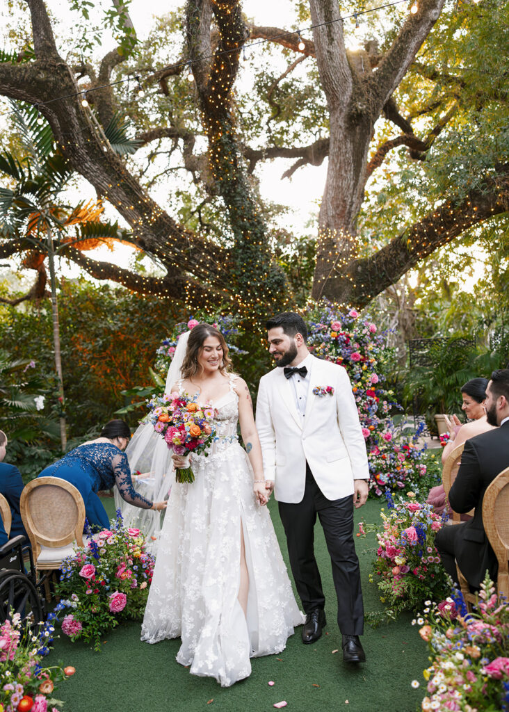 Villa Woodbine Oak Tree Wedding Ceremony