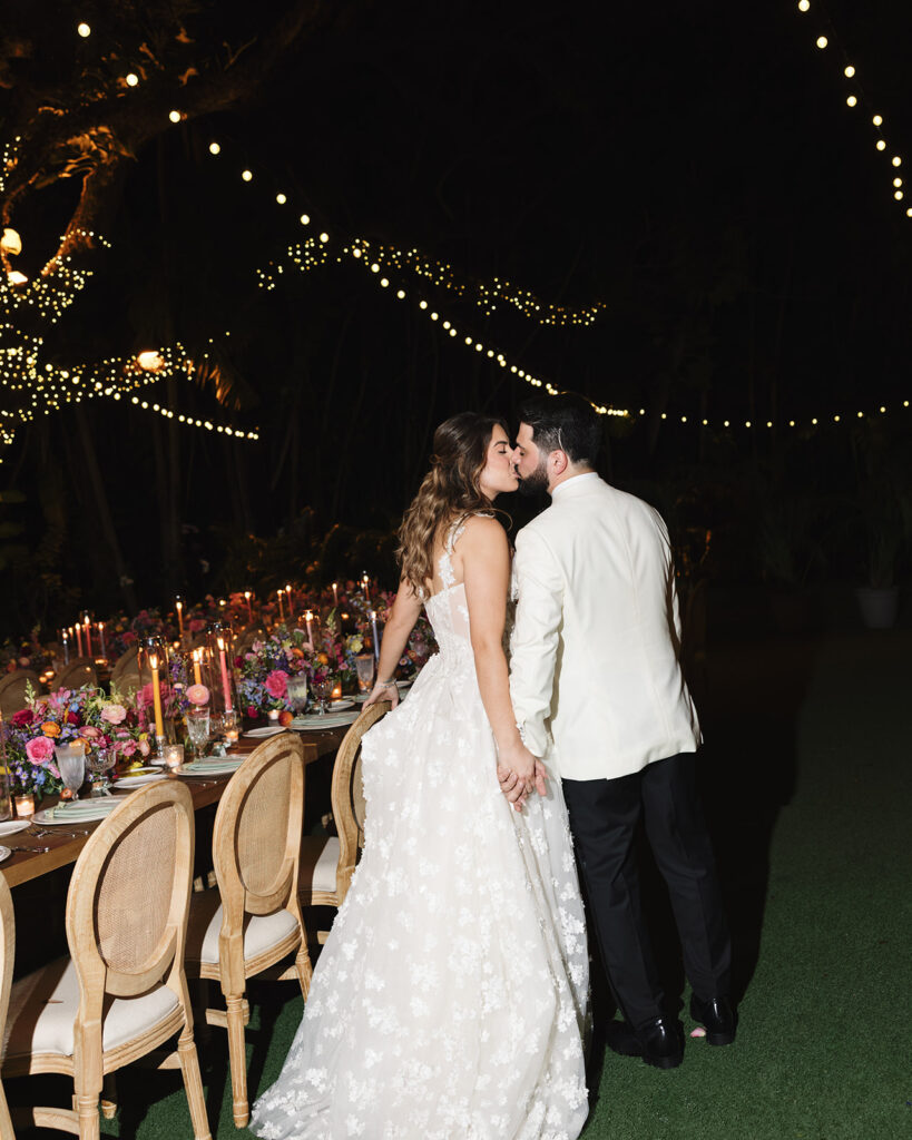 Villa Woodbine Wedding Bride and Groom Reception Reveal