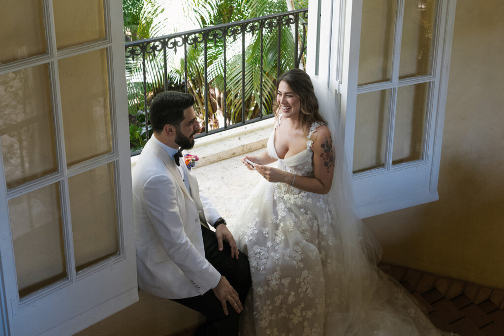 Villa Woodbine Wedding Bride & Groom Portraits