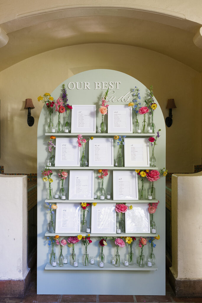Villa Woodbine Wedding Reception Details