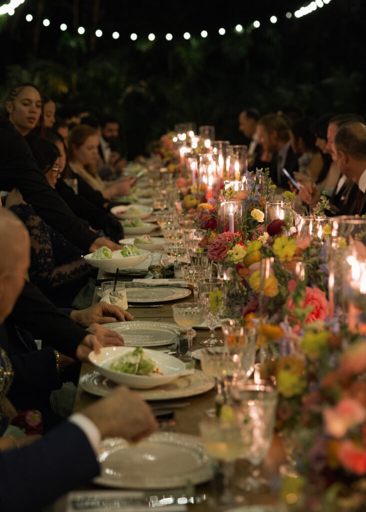 Villa Woodbine Garden Wedding Dinner Reception