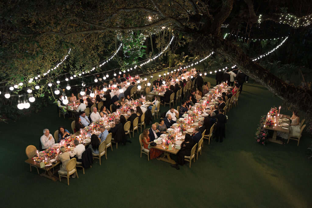 Villa Woodbine Garden Wedding Dinner Reception