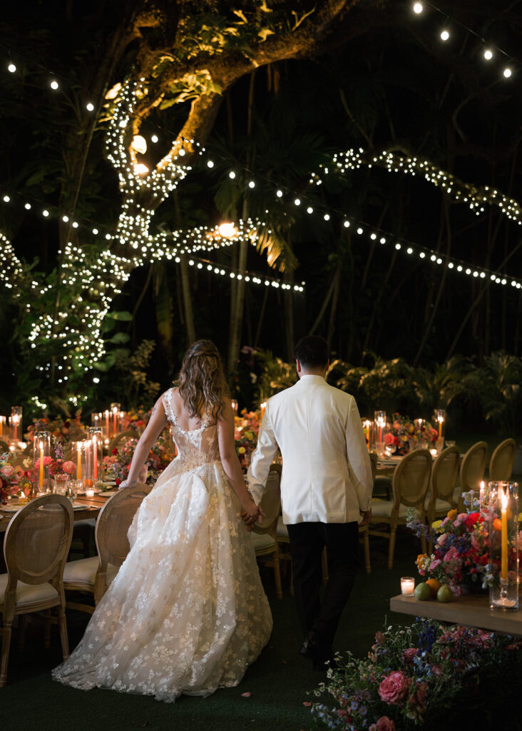 Villa Woodbine Wedding Bride and Groom Reception Reveal