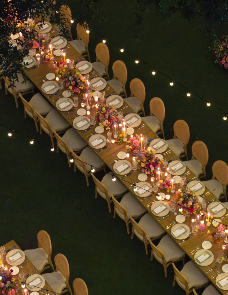 Villa Woodbine Wedding Reception Details