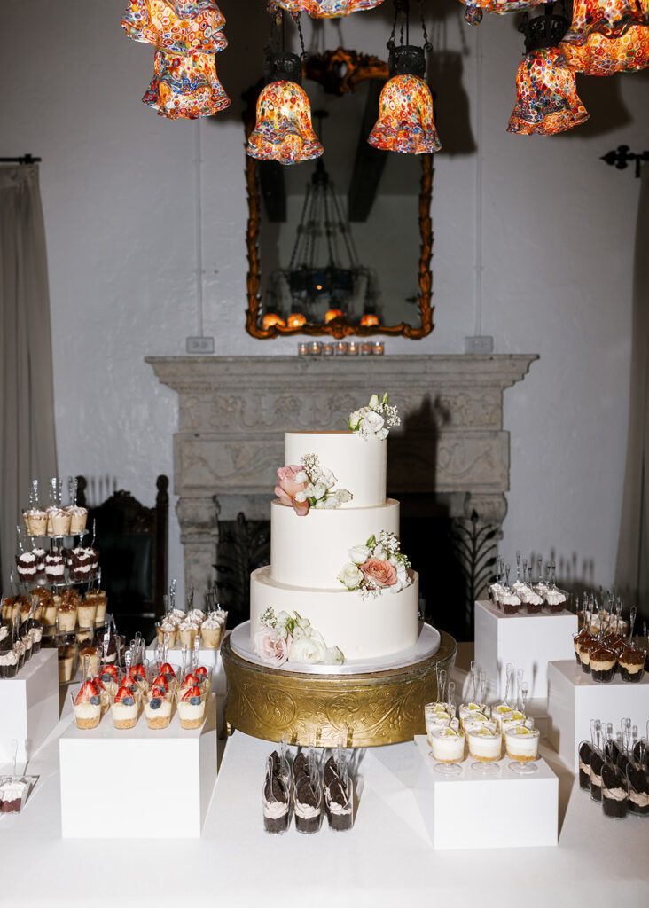 Villa Woodbine Wedding Reception Details