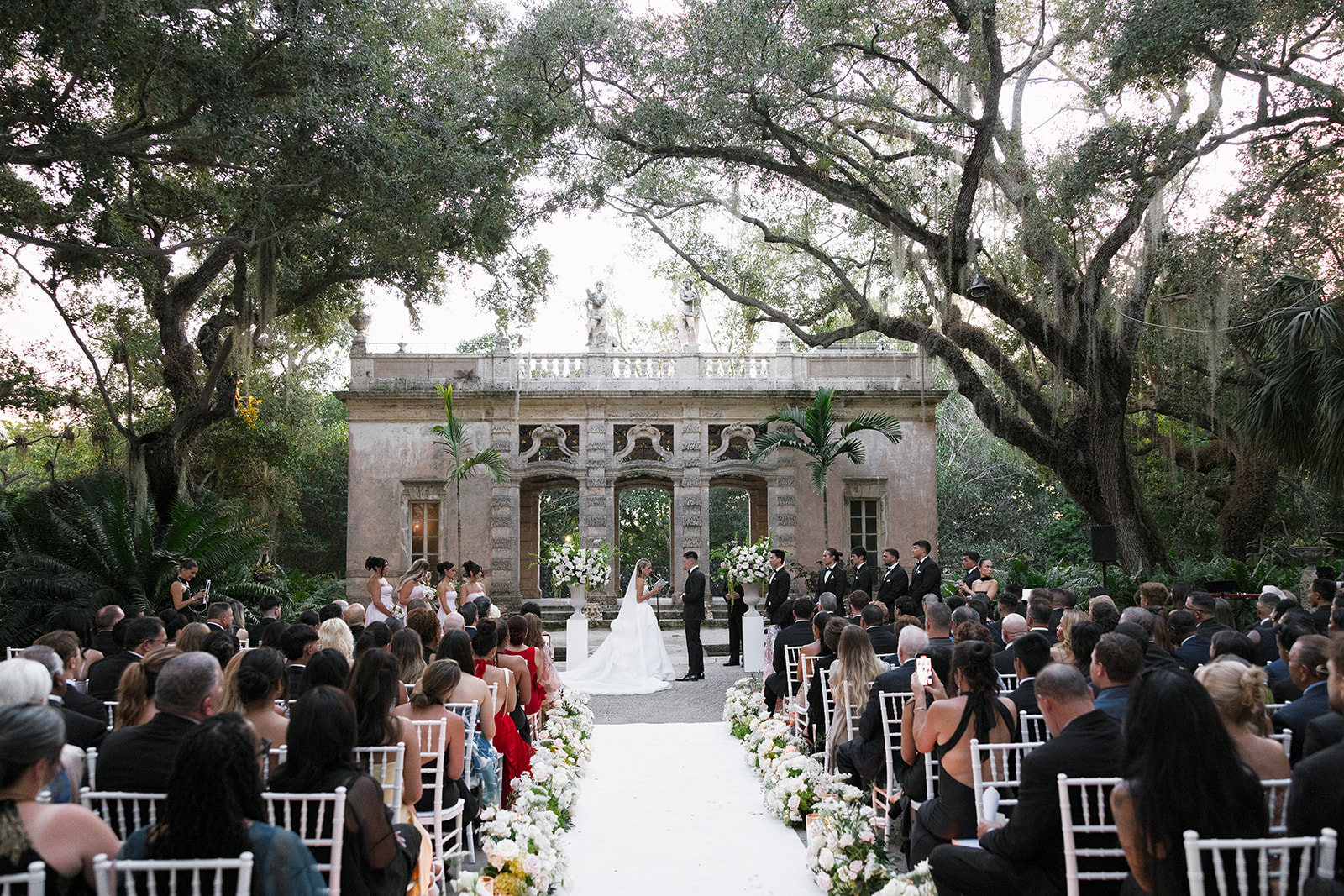 Vizcaya Museum and Garden Luxury Wedding
